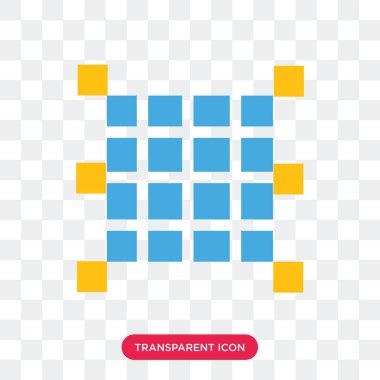 Saydam arka plan üzerinde opaklık izole opaklık vektör simgesi 