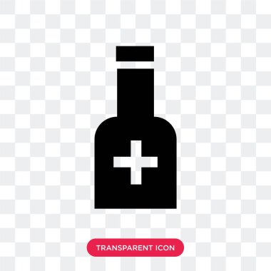 hapları şeffaf arka plan üzerinde hap logo izole simge vektör