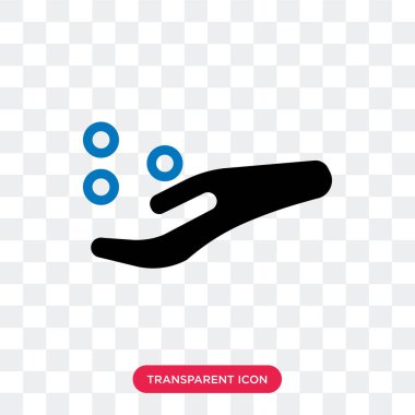 Saydam arka plan üzerinde Get mo izole para vektör simge olsun