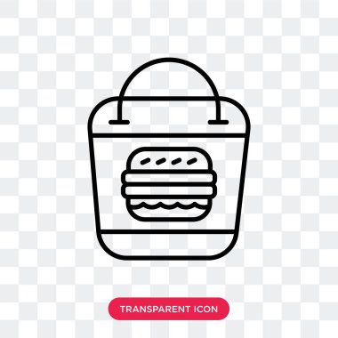 Vektör simgesi üzerinde şeffaf arka plan izole götürün, logo tasarımı götürün