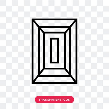 Amerikan futbol stadyumu vektör simgesi üzerinde saydam ba izole