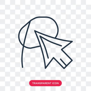 Saydam arka plan üzerinde kement logo tasarımı izole kement vektör simgesi