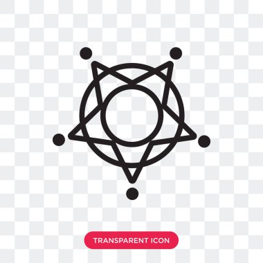 Saydam arka plan üzerinde Şerif izole Şerif vektör simgesi 