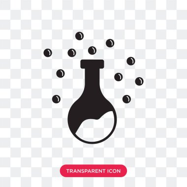 Saydam arka plan üzerinde şişeler lo izole şişeler vektör simgesi