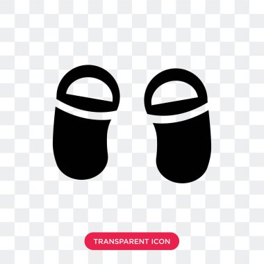 İki şeffaf arka plan üzerinde Tw izole Flop vektör simge çevirmek