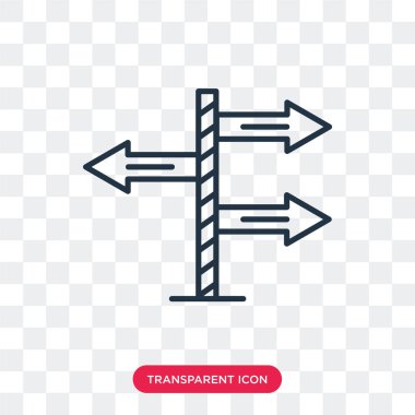 Saydam arka plan üzerinde Street logo tasarımı izole sokak vektör simgesi