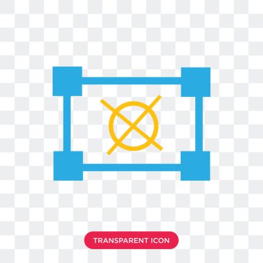 Saydam arka plan üzerinde grafik izole grafik de vektör simgesi