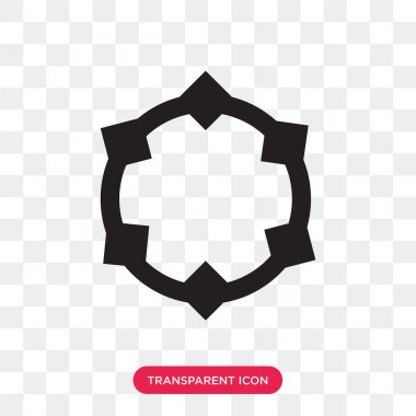 İnci kolye oval çerçeve şekli vektör simgesi üzerinde saydam izole