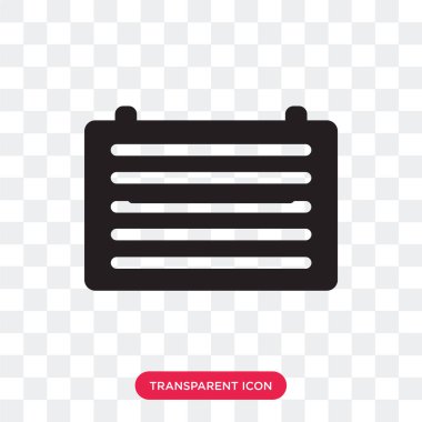 Saydam arka plan üzerinde dosya logosu d izole dosya vektör simgesi