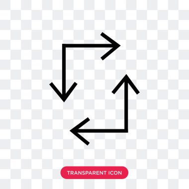 Saydam arka plan üzerinde güncelleştirme lo izole update vektör simgesi