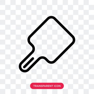 Saydam arka plan üzerinde Ki izole mutfak kurulu vektör simgesi