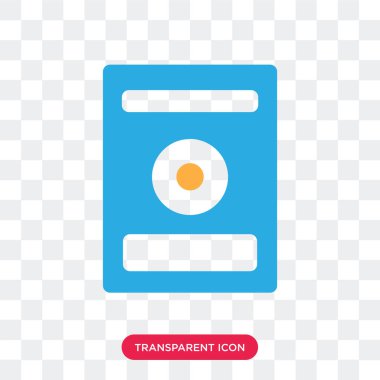 Saydam arka plan üzerinde Mus izole müzik player vektör simgesi