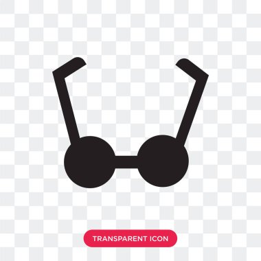 Saydam arka plan üzerinde çan logosu d izole Bell vektör simgesi