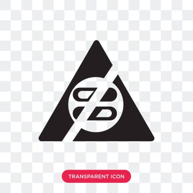 hapları şeffaf arka plan üzerinde hap logo izole simge vektör