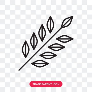 Saydam arka plan üzerinde Lavanta logo tasarımı izole lavanta vektör simgesi