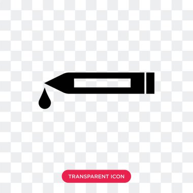 saydam arka plan üzerinde chemis izole kimya vektör simgesi