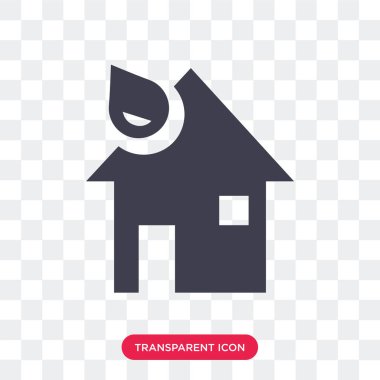 Saydam arka plan üzerinde kan logo izole kan vektör simgesi