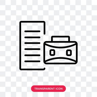 Saydam arka plan üzerinde özgeçmiş lo izole özgeçmiş vektör simgesi