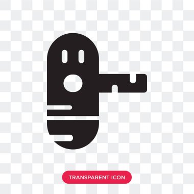 saydam arka plan üzerinde yazdırma logo izole yazdırma vektör simgesi