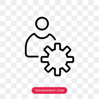 Saydam arka plan üzerinde özgeçmiş lo izole özgeçmiş vektör simgesi