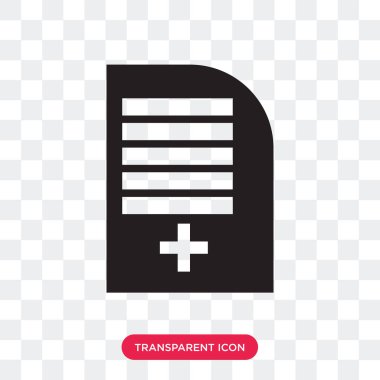 Saydam arka plan üzerinde dosya logosu d izole dosya vektör simgesi