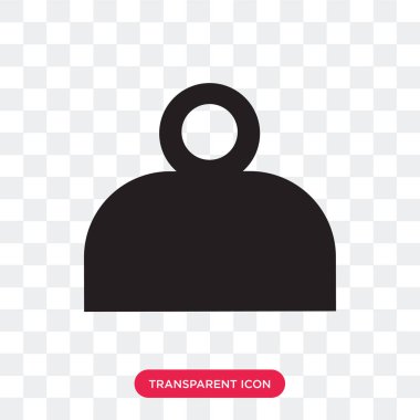 Moda el çantası vektör simgesi üzerinde şeffaf backgro izole