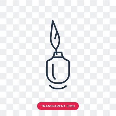 Aracı vektör simgesi üzerinde şeffaf arka plan izole yazma, yazma aracı logo tasarım