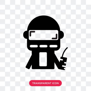 Saydam arka plan üzerinde boru logosu d izole vektör simge boru