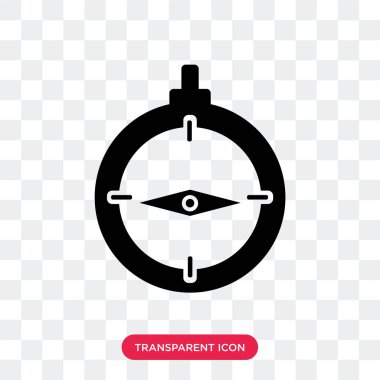 Saydam arka plan üzerinde eski izole eski pusula vektör simgesi 