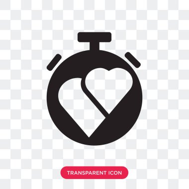 saydam arka plan üzerinde nabız logo izole darbe vektör simgesi