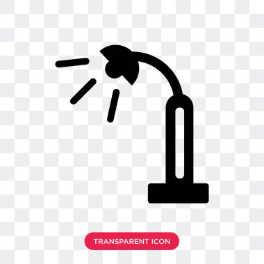 Saydam arka plan üzerinde Str izole sokak ışık vektör simgesi