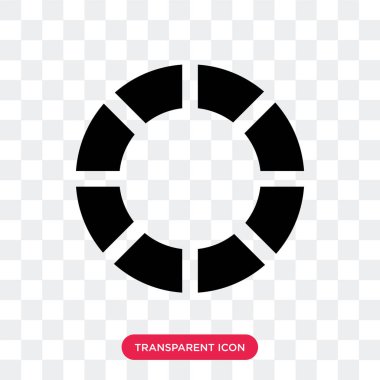 Hayat Float şeffaf backg izole kare vektör simgesi olan