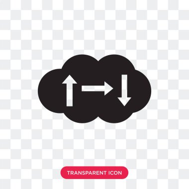  şeffaf arka plan, logo tasarımı izole vektör simgesi