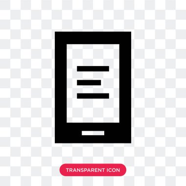 Saydam arka plan üzerinde S izole Smartphone app vektör simgesi