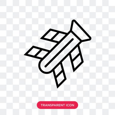 Saydam arka plan üzerinde Satell izole uydu vektör simgesi