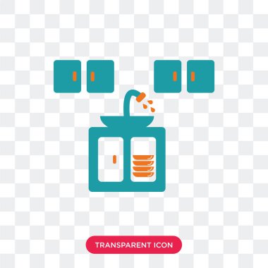 Saydam arka plan üzerinde mutfak izole mutfak vektör simgesi 