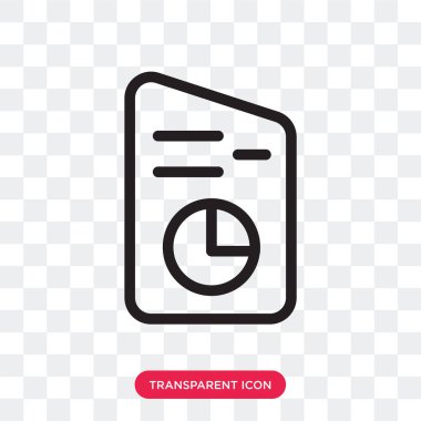 Saydam arka plan üzerinde istatistikleri logo izole istatistikleri vektör simgesi