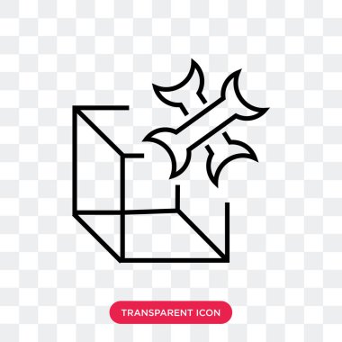 Saydam arka plan üzerinde özel izole vektör simgesi özelleştirme