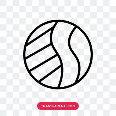 Saydam arka plan üzerinde gezegen lo izole gezegen vektör simgesi