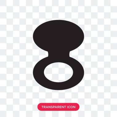 Allık makyaj dairesel transp üzerinde izole durumda vektör simge açıldı