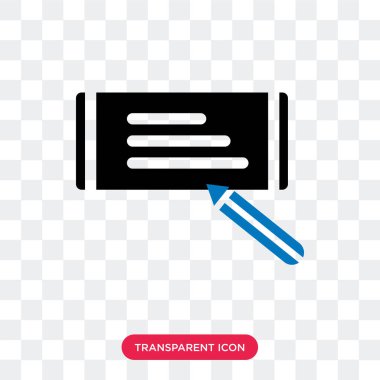 Saydam arka plan üzerinde onay logo izole onay vektör simgesi