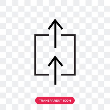 Saydam arka plan üzerinde genişletme lo izole vektör simgesini genişletin