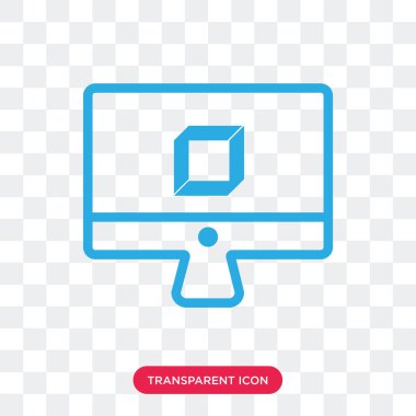 saydam arka plan üzerinde 3d logo desig izole 3d vektör simgesi