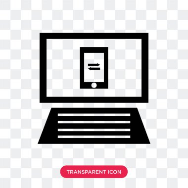 Saydam arka plan üzerinde Respo izole duyarlı vektör simgesi