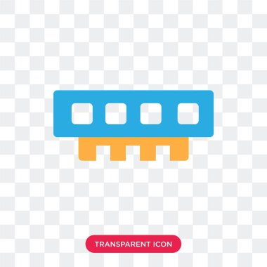 Saydam arka plan üzerinde Ram logo des izole Ram vektör simgesi