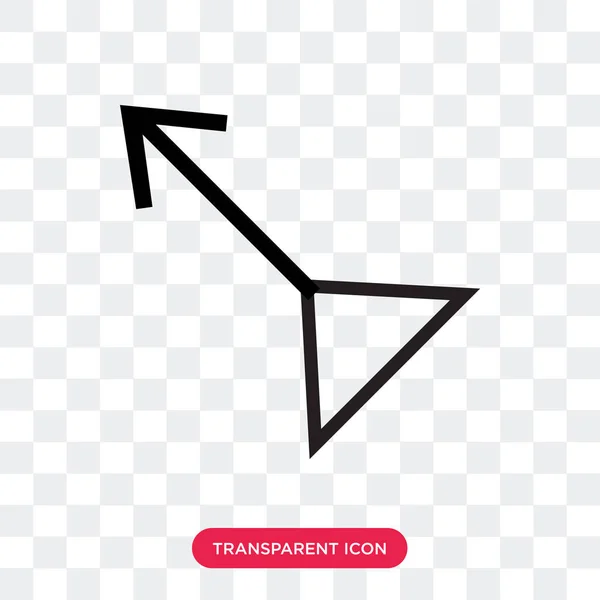 Glissez l'icône vectorielle isolée sur un fond transparent, faites glisser le logo d — Image vectorielle