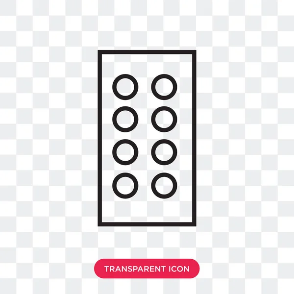 Controller vector pictogram geïsoleerd op transparante achtergrond, beroeps — Stockvector