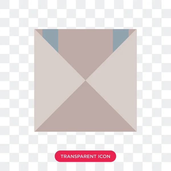 Icône vectorielle de paquet isolé sur fond transparent, Paquet — Image vectorielle