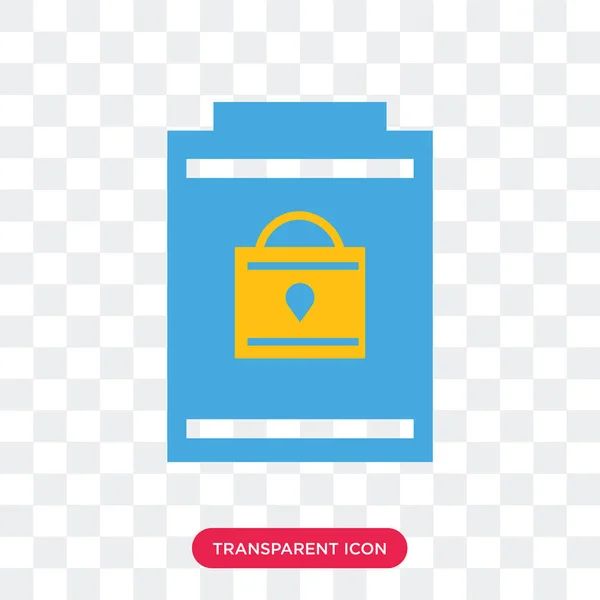 File vector icon isolated on transparent background, File logo d — Stock Vector