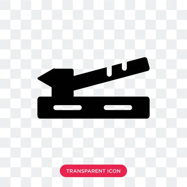 Saw vector icon isolated on transparent background, Saw logo des — Stock Vector